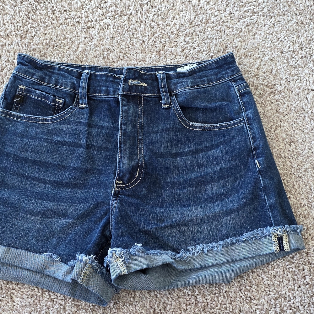 KanCan Dark Blue Jean Shorts